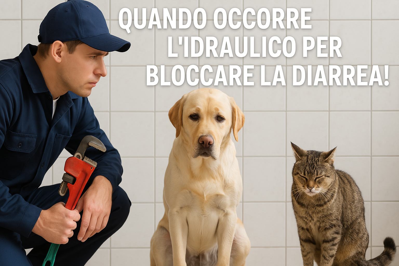 Quando occorre lidraulico veterinario per bloccare la diarrea!